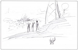 Wes Ball m'a dessiné un paysage...