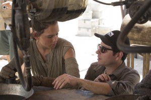 Daisy Ridley et J.J. Abrams