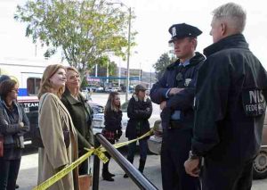 Melinda McGraw, Jeri Ryan et Mark Harmon