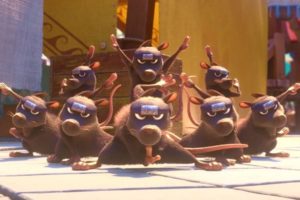 Les rats ninjas : des personnages inventifs dans Pattie et la colère de Poséidon