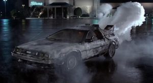 La DeLorean, la machine à voyager dans le temps de Retour vers le futur