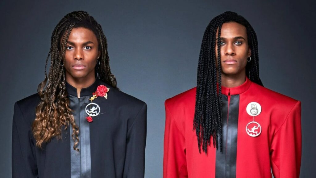  Elan Ben Ali et Tijan Njie incarnent respectivement  Fabrice Morvan et Robert Pilatus dans Milli Vanilli : de la gloire au cauchemar